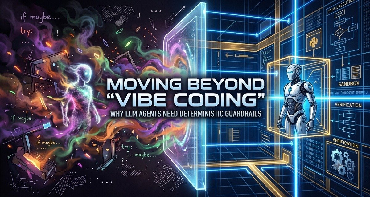 Moving Beyond "Vibe Coding": Why LLM Agents Need Deterministic Guardrails